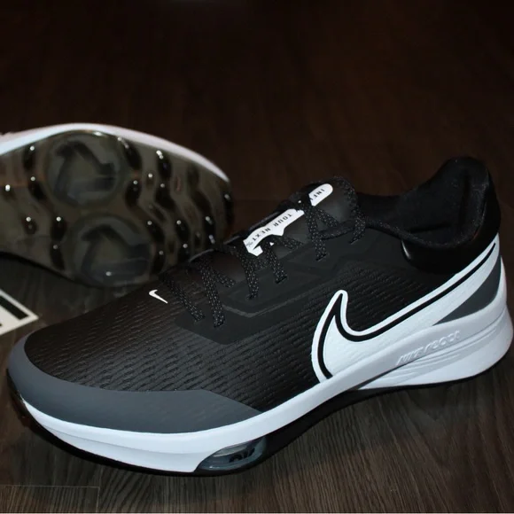 ❌S⭕️LD❌Nike Air Zoom Infinity React Black Grey White Mens Size 13 Golf Shoes - Picture 9 of 17